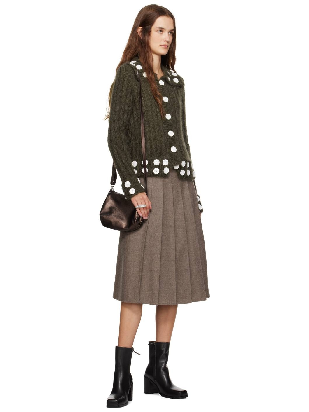 Brown Fantasmino Clutch Bag - 4