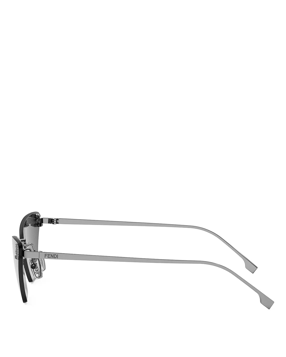 Metal First Crystal Cat Eye Sunglasses, 57mm - 3
