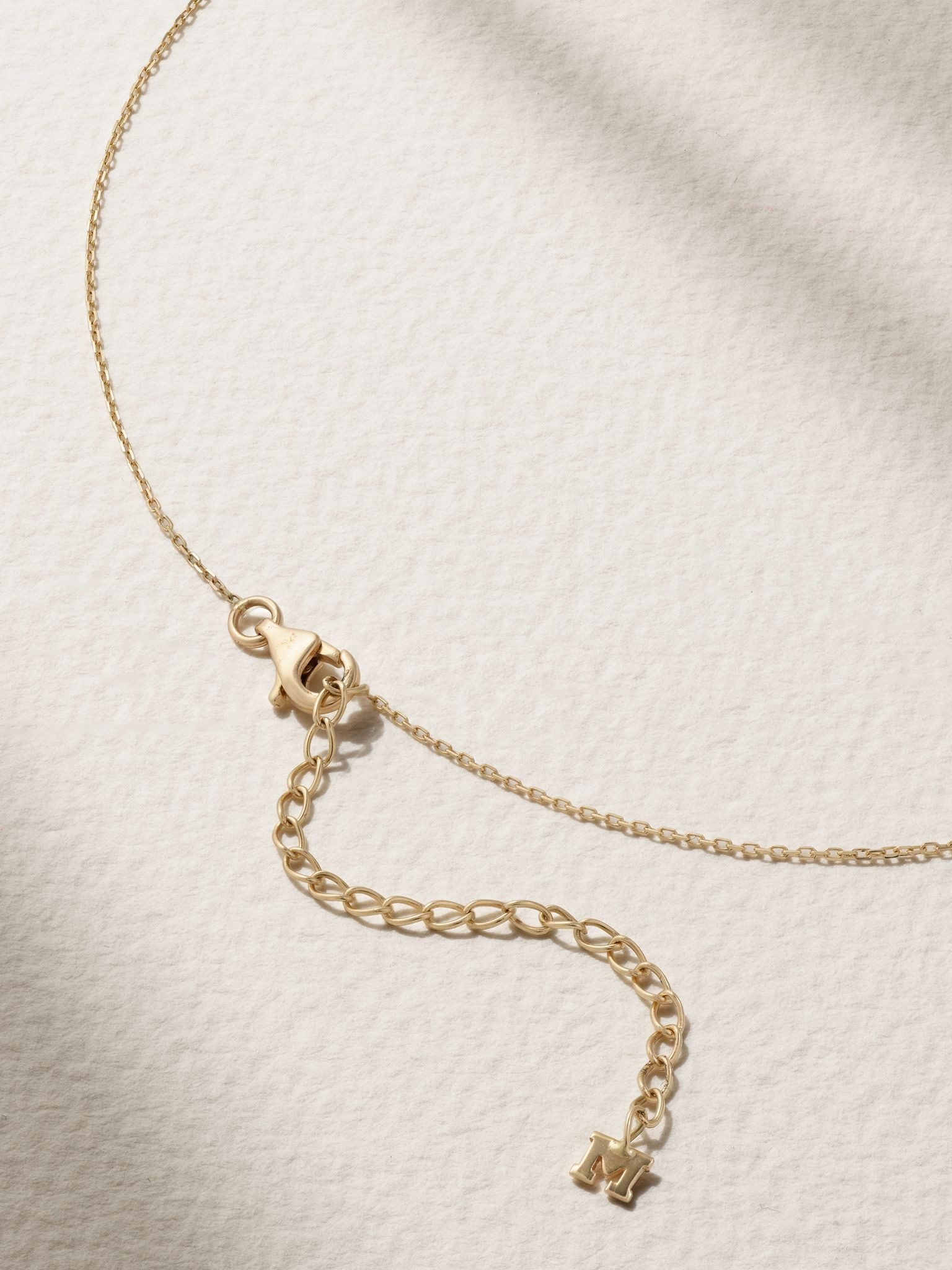 14-karat gold, pearl and diamond necklace Gold - 3