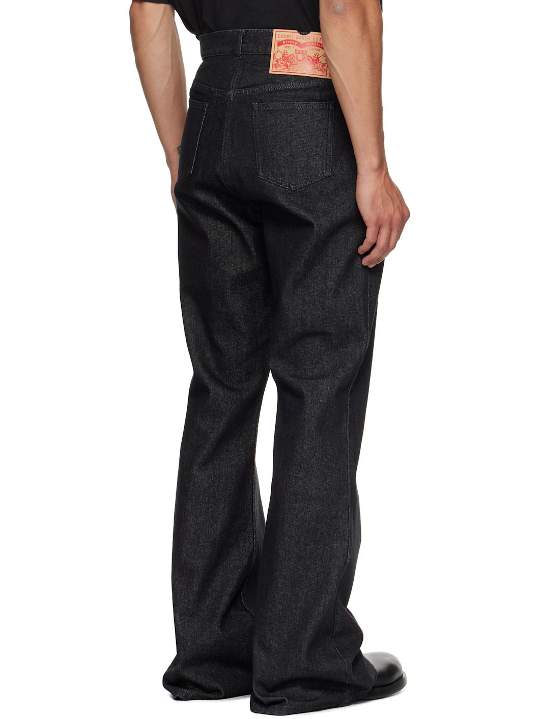 Black Samy Wide Leg Jeans - 3