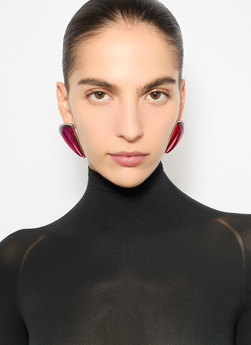 Alaïa DEMI-CŒUR BOMBE EARRINGS outlook