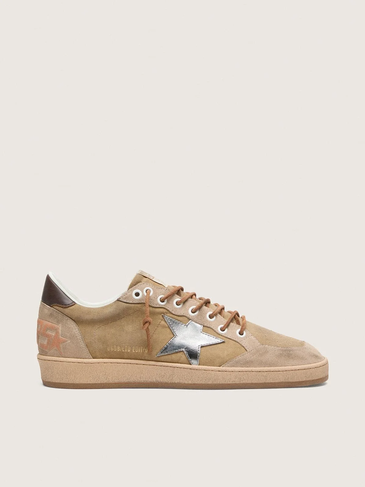 Men’s Ball Star LTD in tobacco suede with silver star - 1