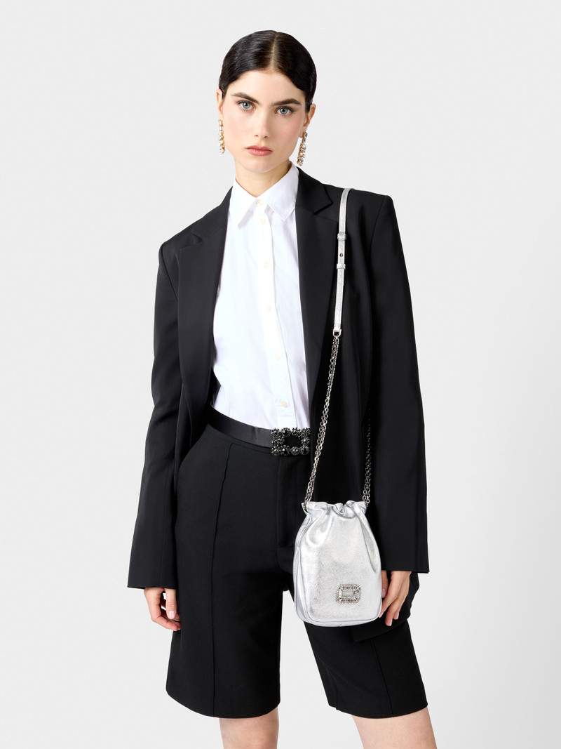 Roger Vivier Pilgrim Nano Bag in leather outlook