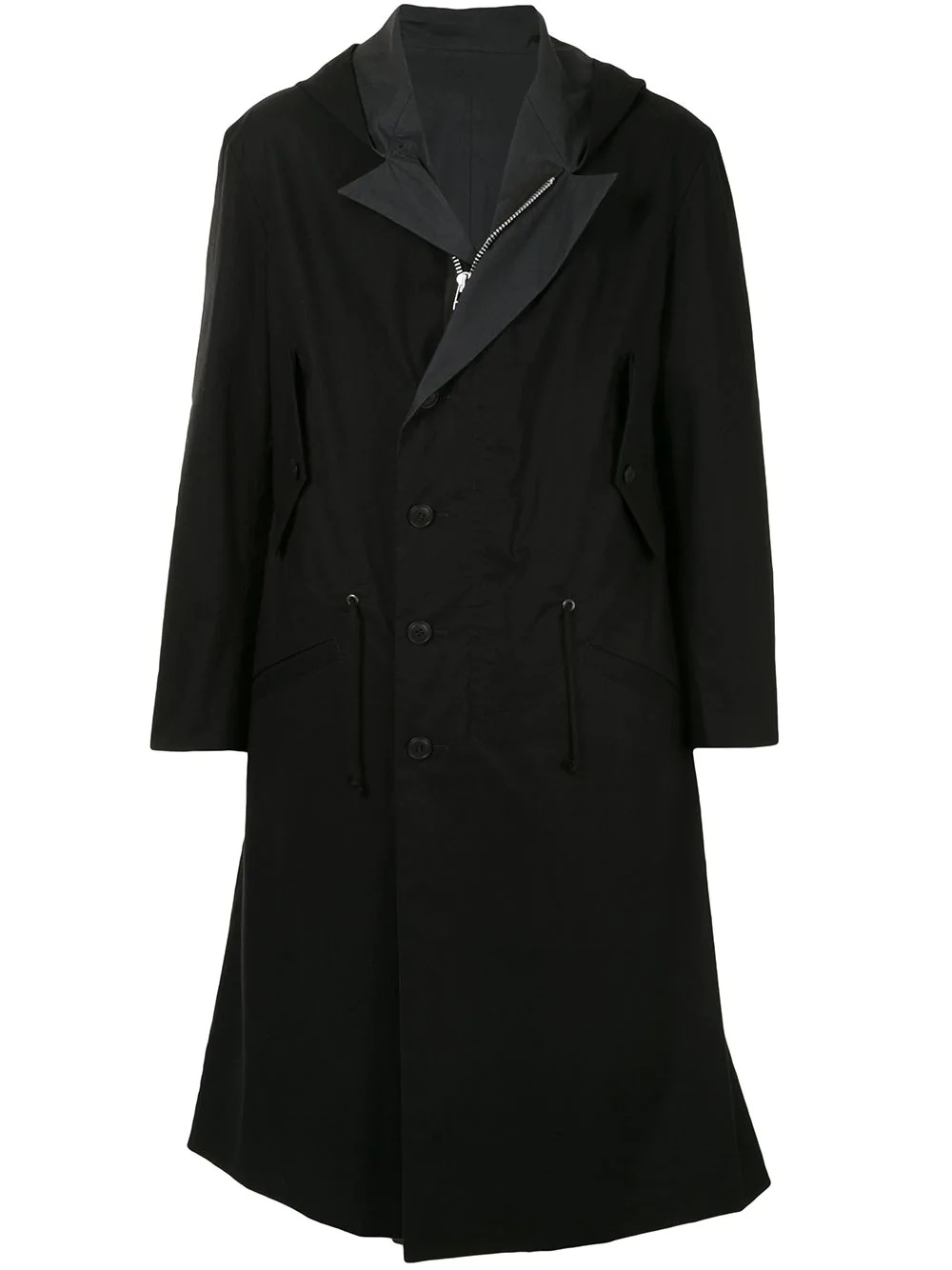 oversize hooded coat - 1