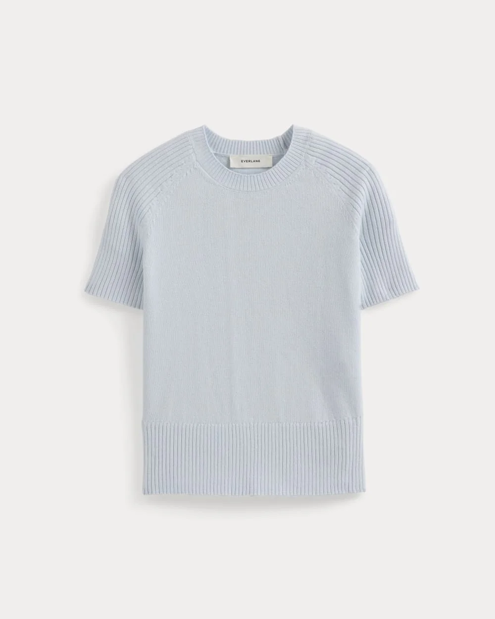 SHORT-SLEEVE CREW IN EVERYDAY COTTON - 1