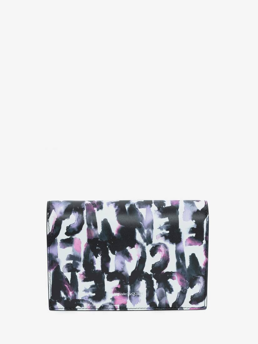 Women's Watercolour Graffiti Small Skull Bag in Multicolor - 3