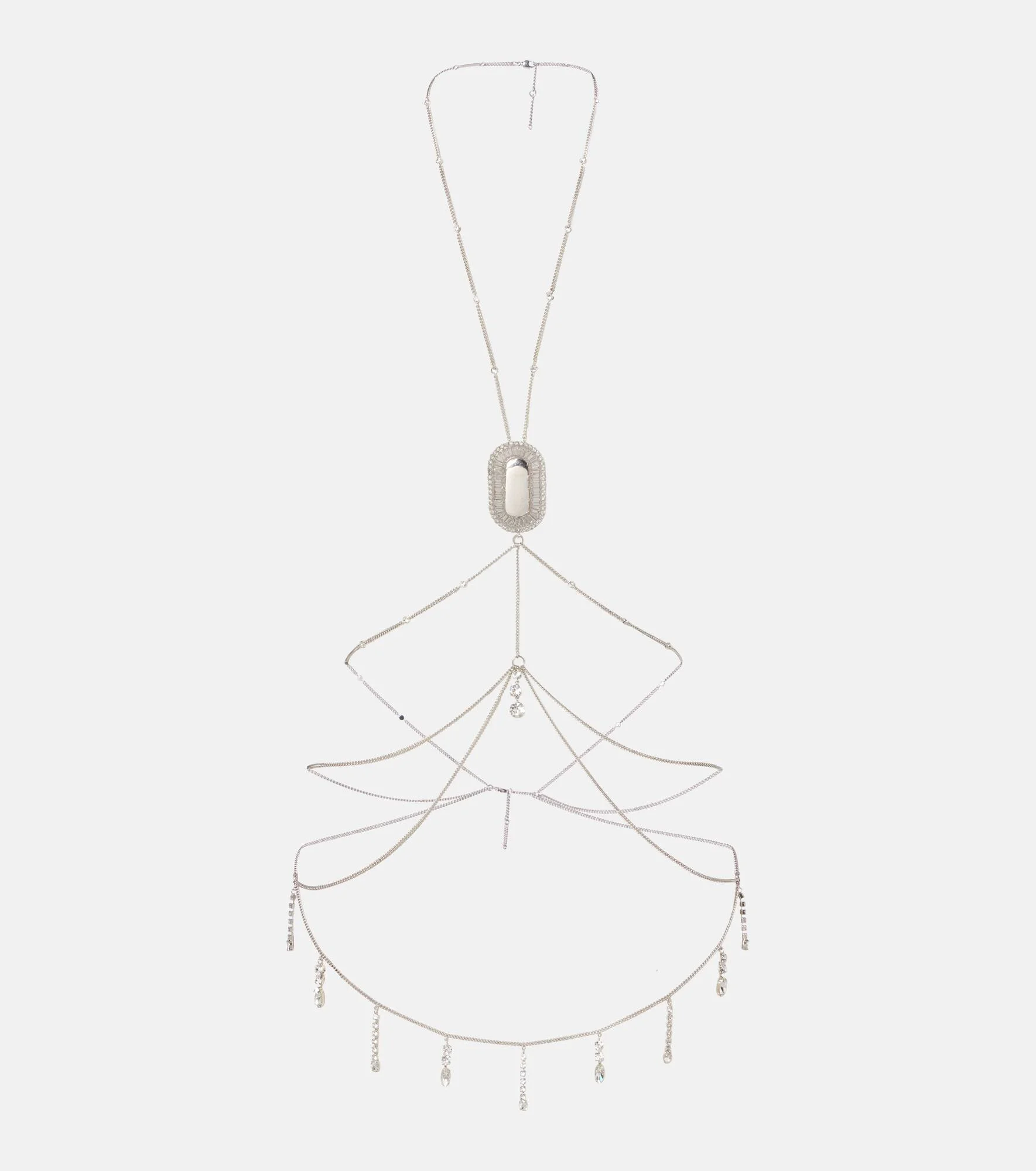 Crystal-embellished body chain - 1