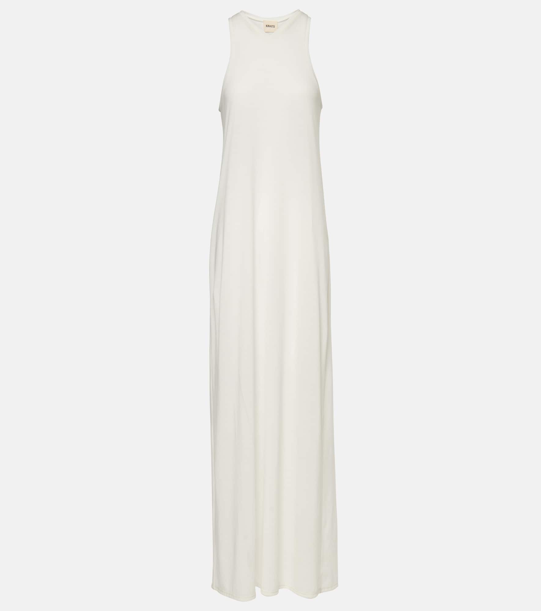 Vernetta cotton-blend jersey maxi dress - 1