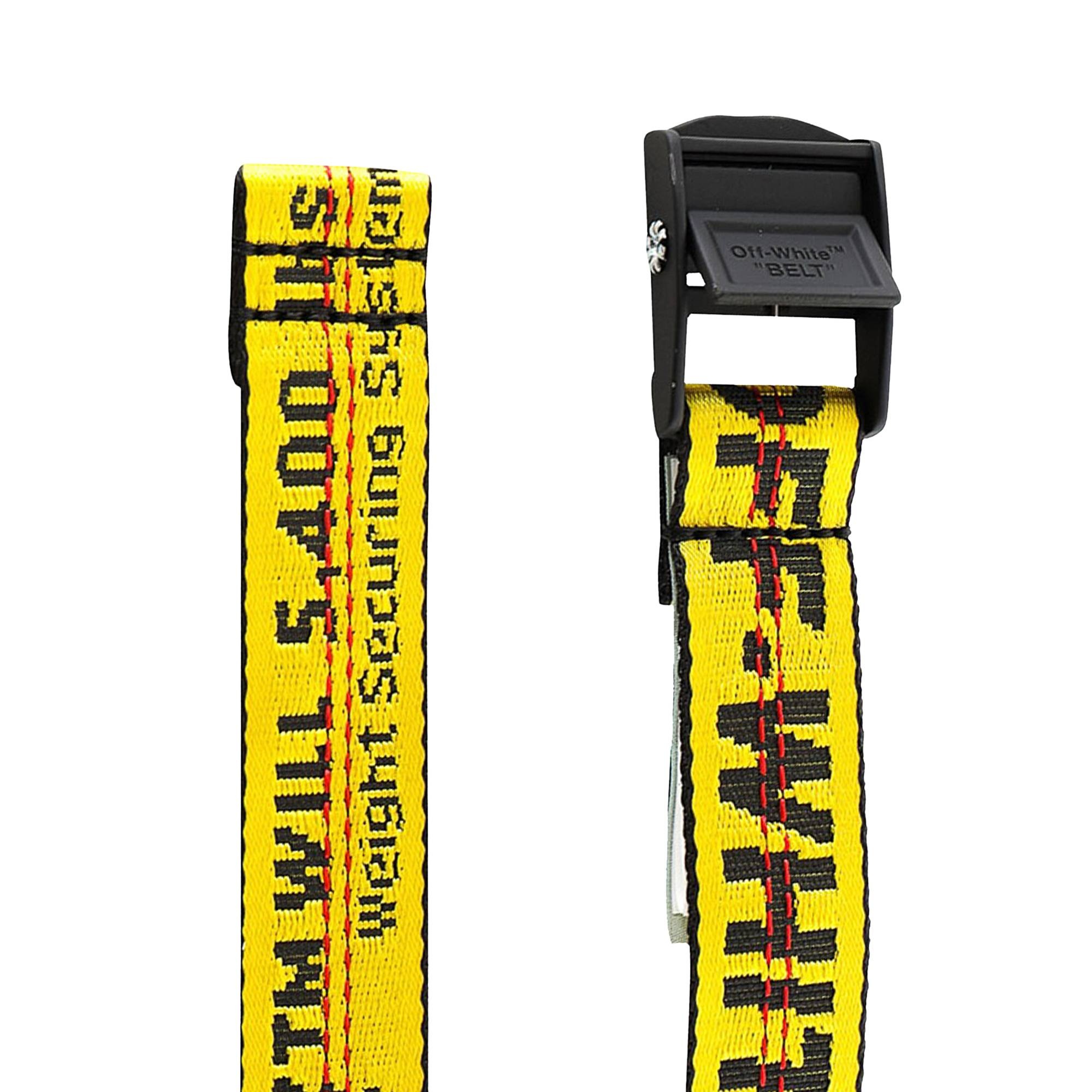 Off-White Classic Mini Industrial Belt 'Yellow/Black' - 2