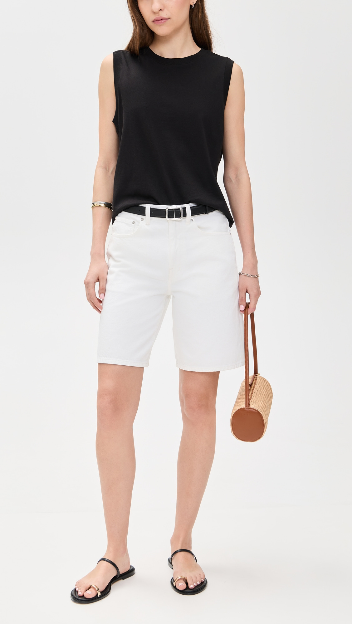 Crew Neck Muscle Tee - 7