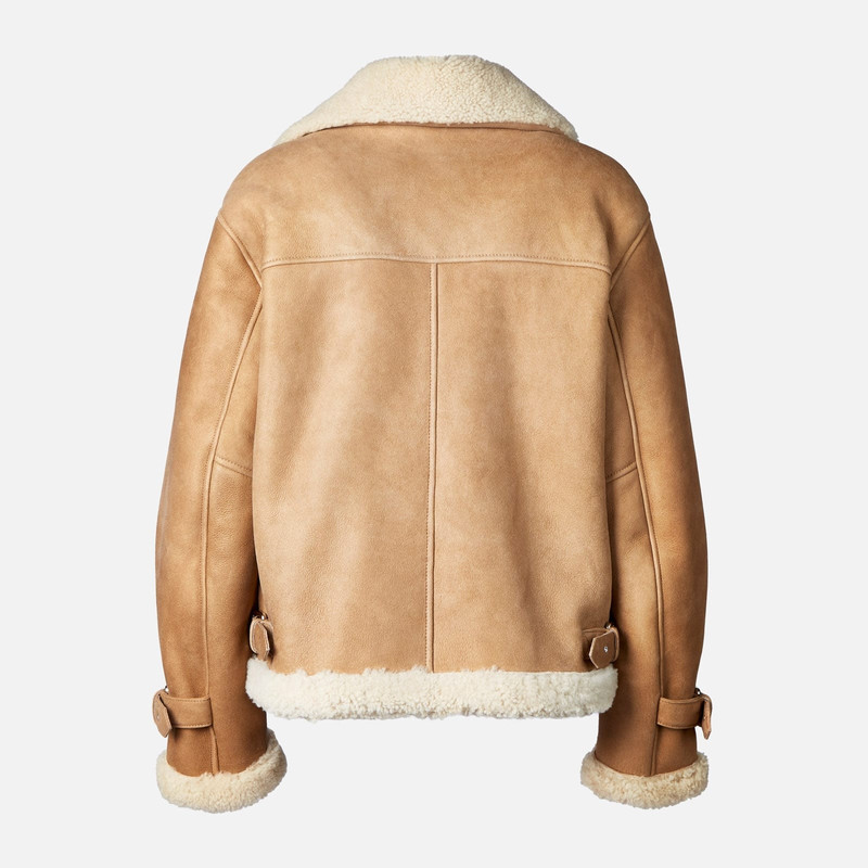 HOGAN Biker in Sheepskin Beige outlook