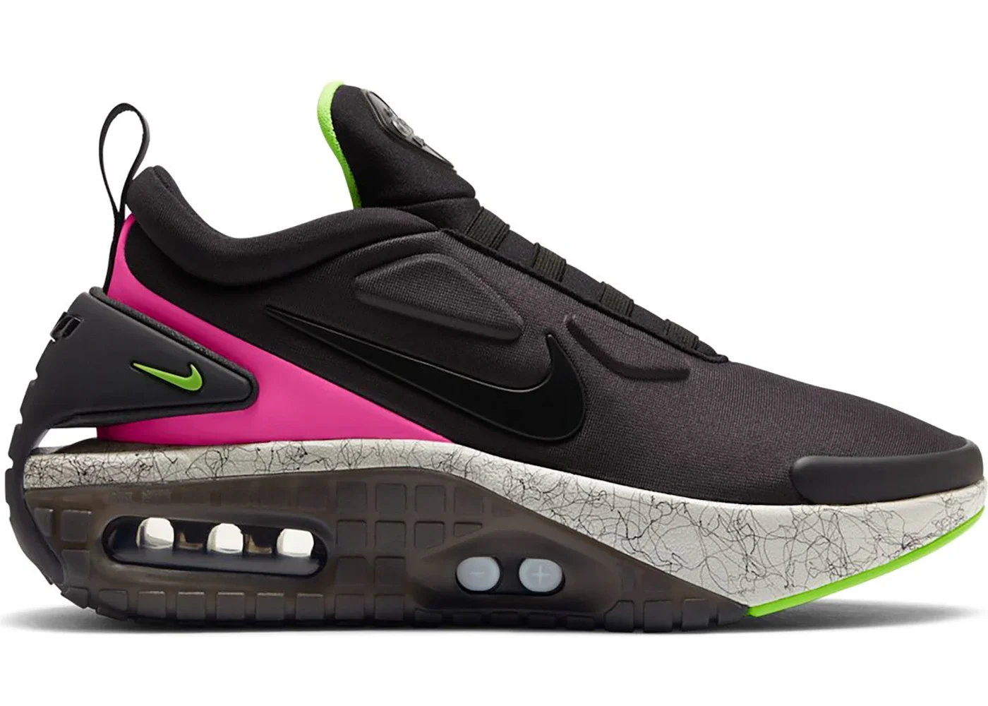 Nike Adapt Auto Max Black Laser Fuchsia Electro Green (Korea Charger) - 1