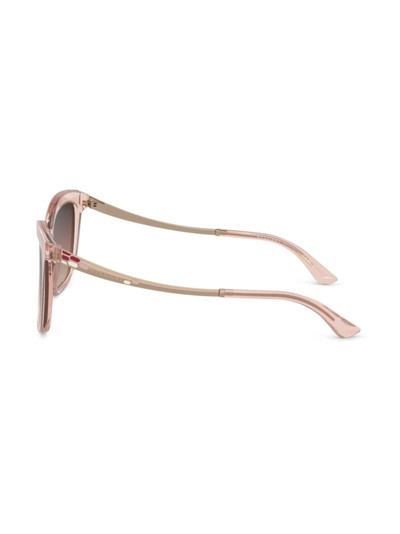 BVLGARI square-shape gradient-lenses sunglasses outlook