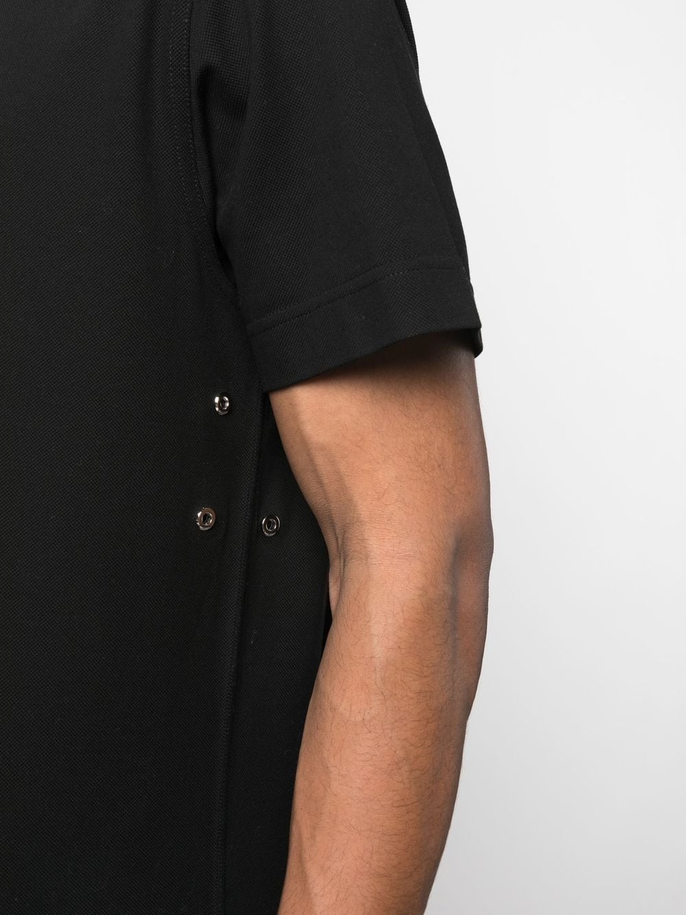half-zip cotton polo top - 5