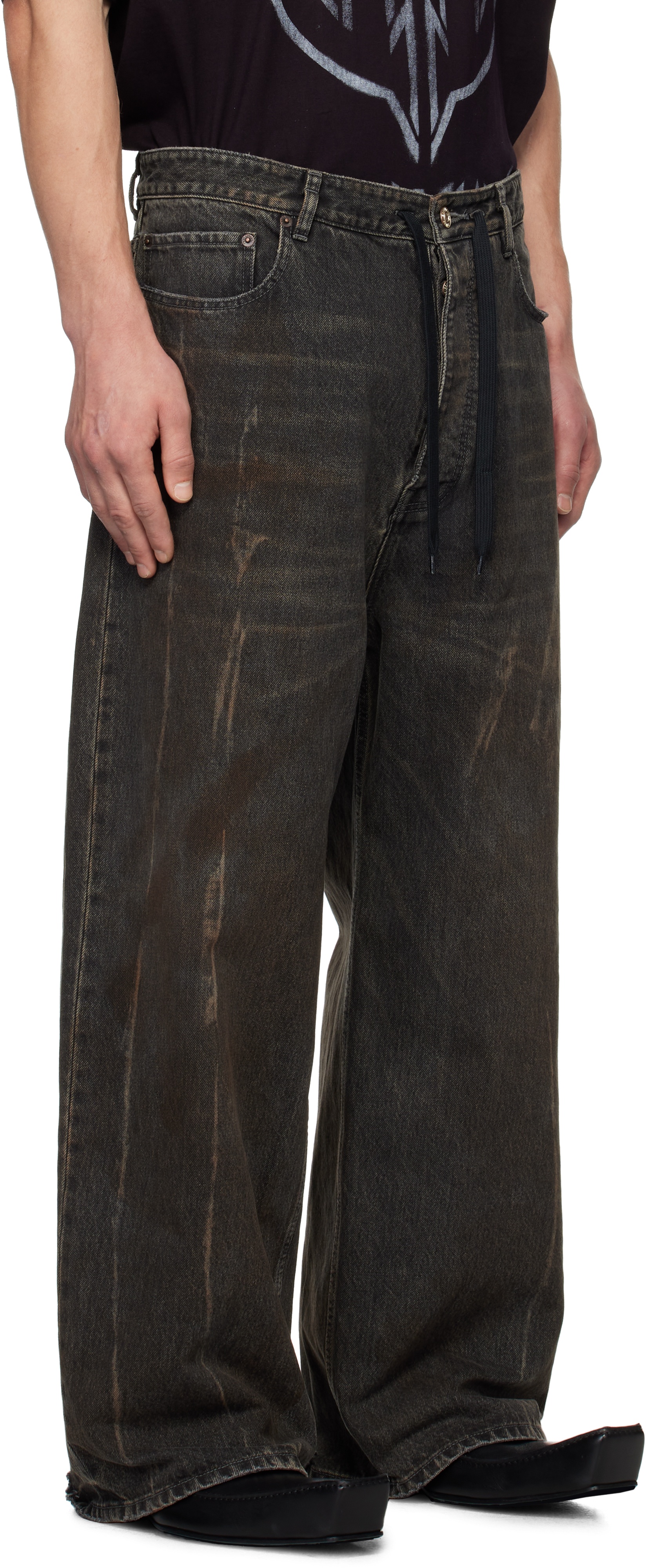 Black Baggy Jeans - 2