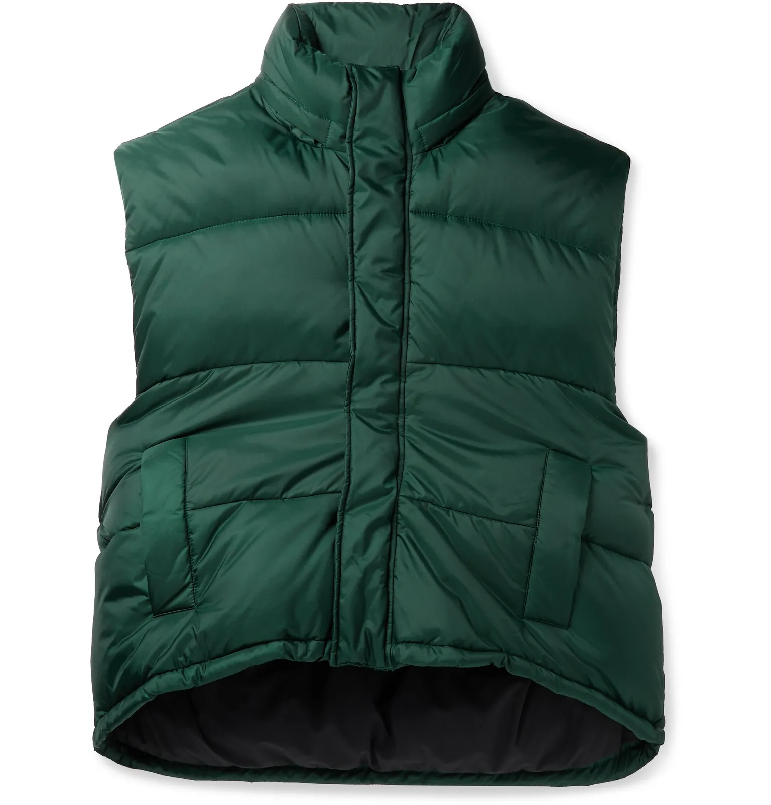 Quilted Padded Hooded Shell Gilet - 1