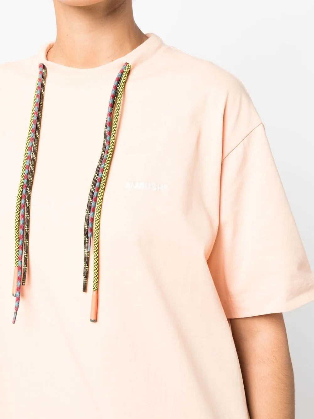 multi-cord logo-print T-shirt - 5