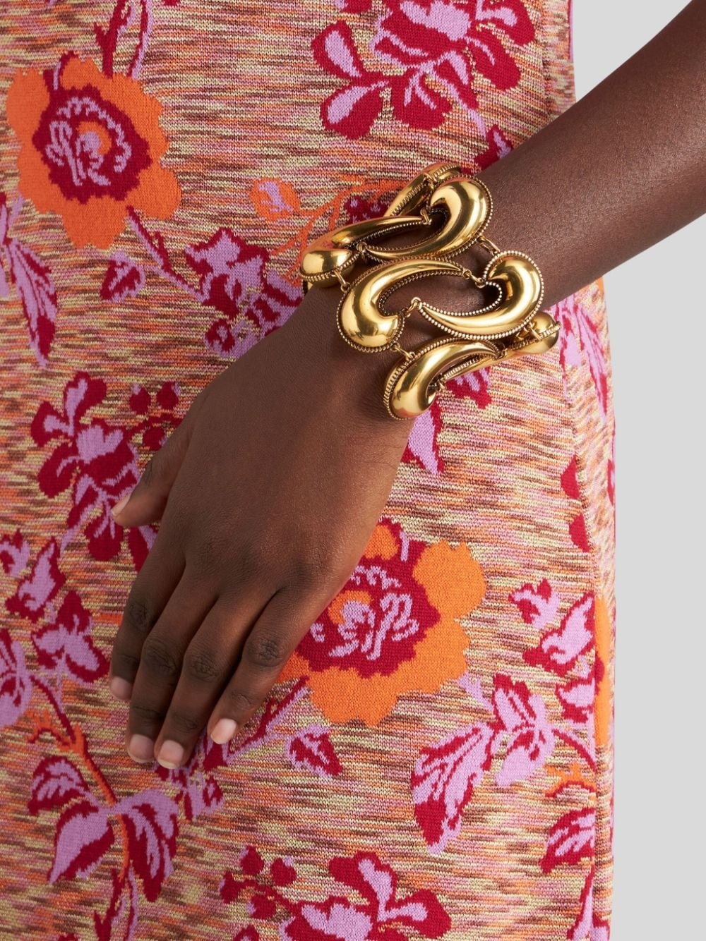 Pailey wide cuff bracelet - 4
