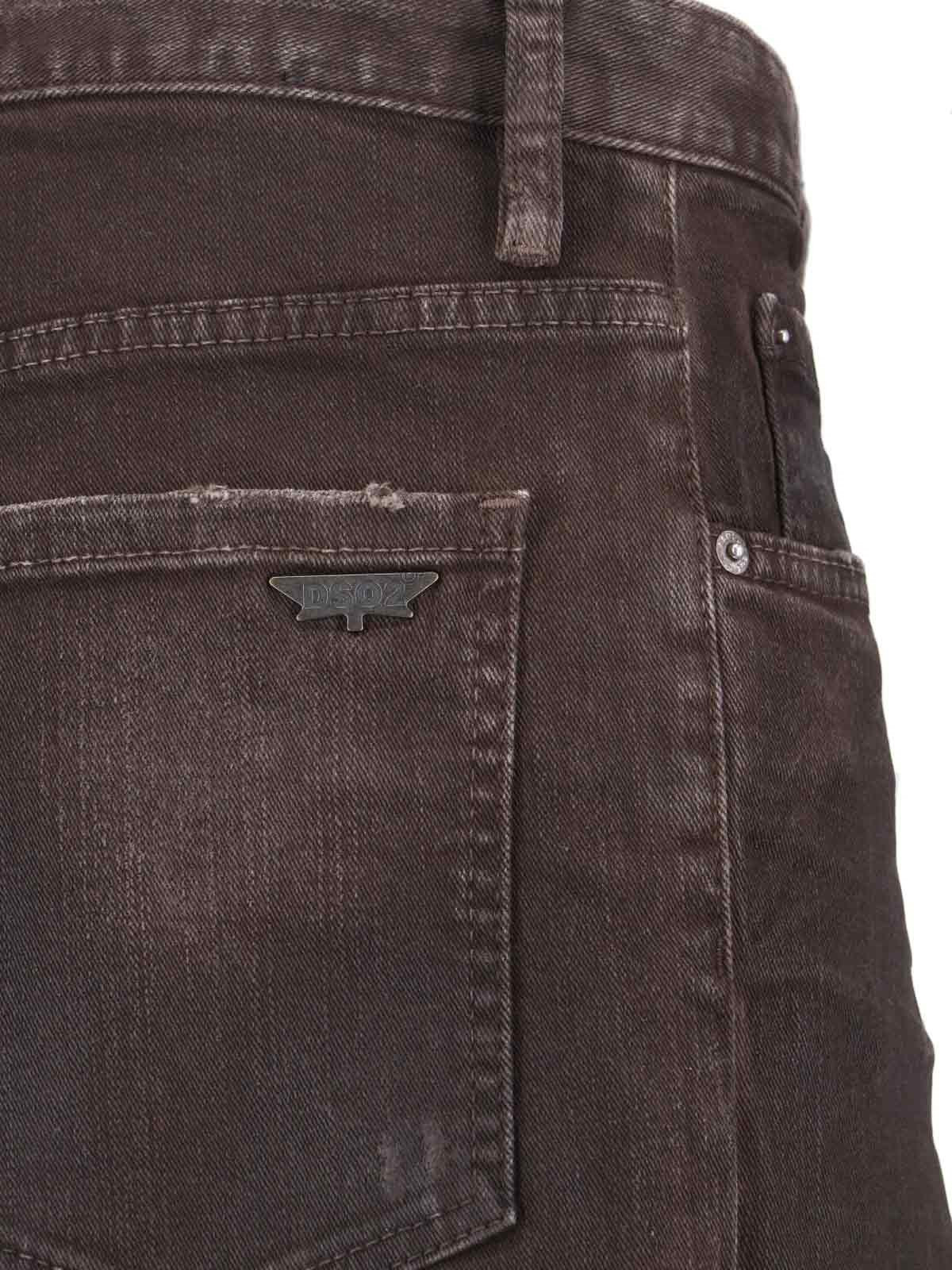 'BULL LEATHERETTE' JEANS - 4