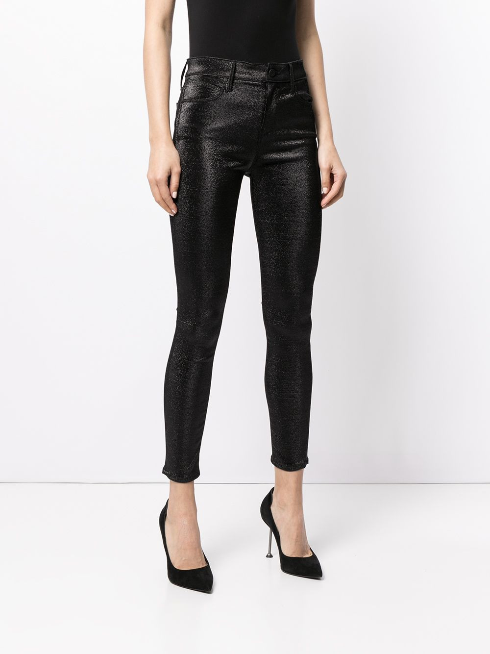 Madrid glitter skinny-fit trousers - 3