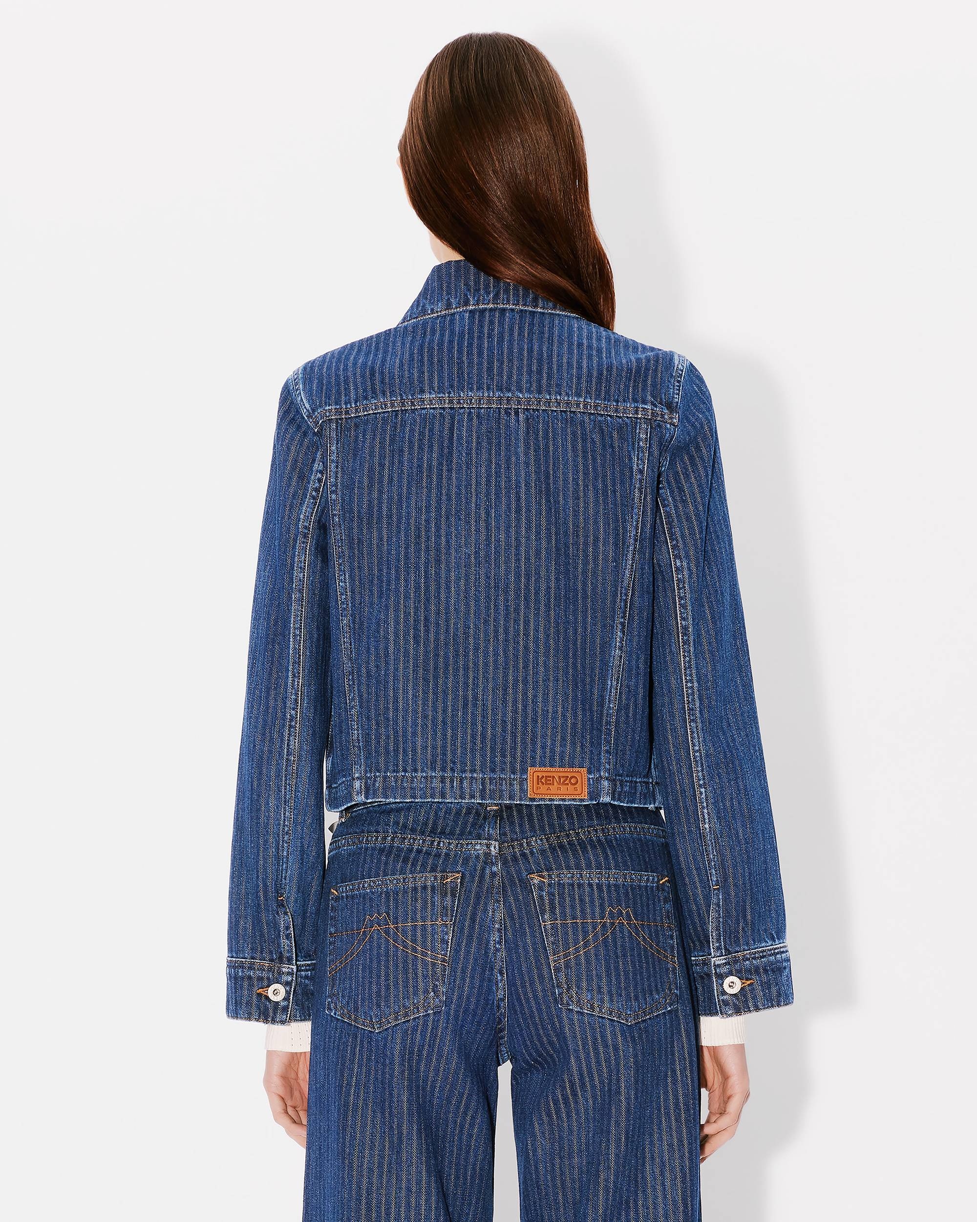 Trucker jacket in japanese denim - 5