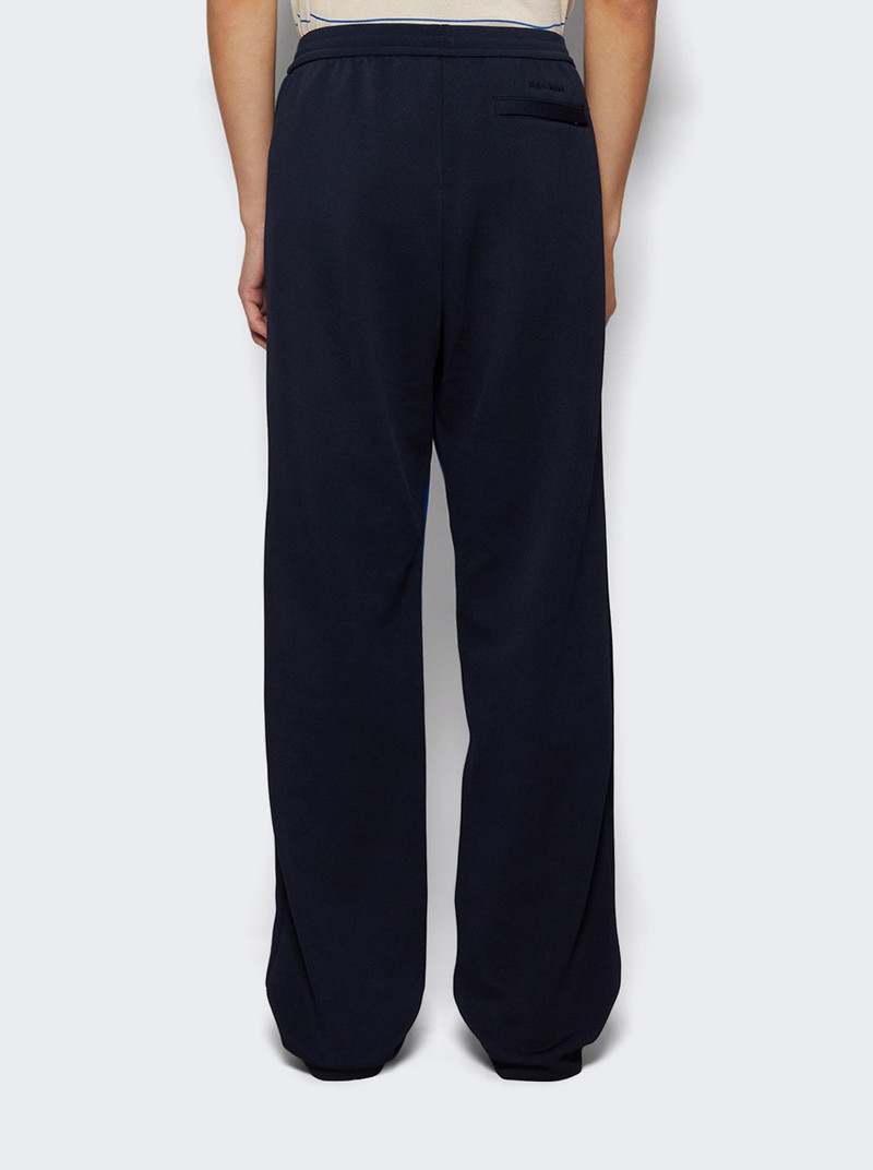 X Wales Bonner Pique Track Pants Night Navy 4