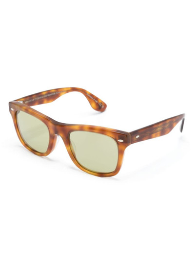 Oliver Peoples Mister Brunello square-frame sunglasses outlook