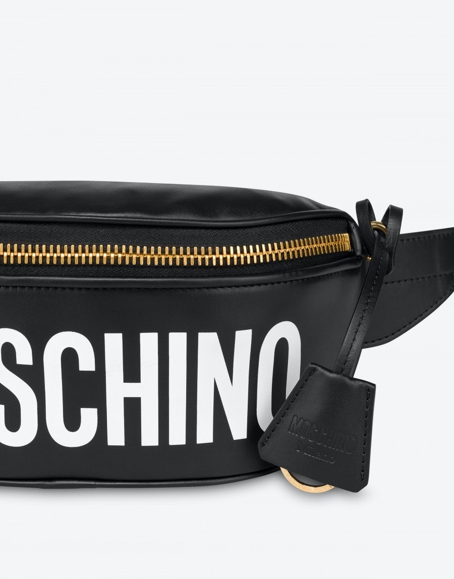 CALFSKIN BELT BAG WITH LOGO 4