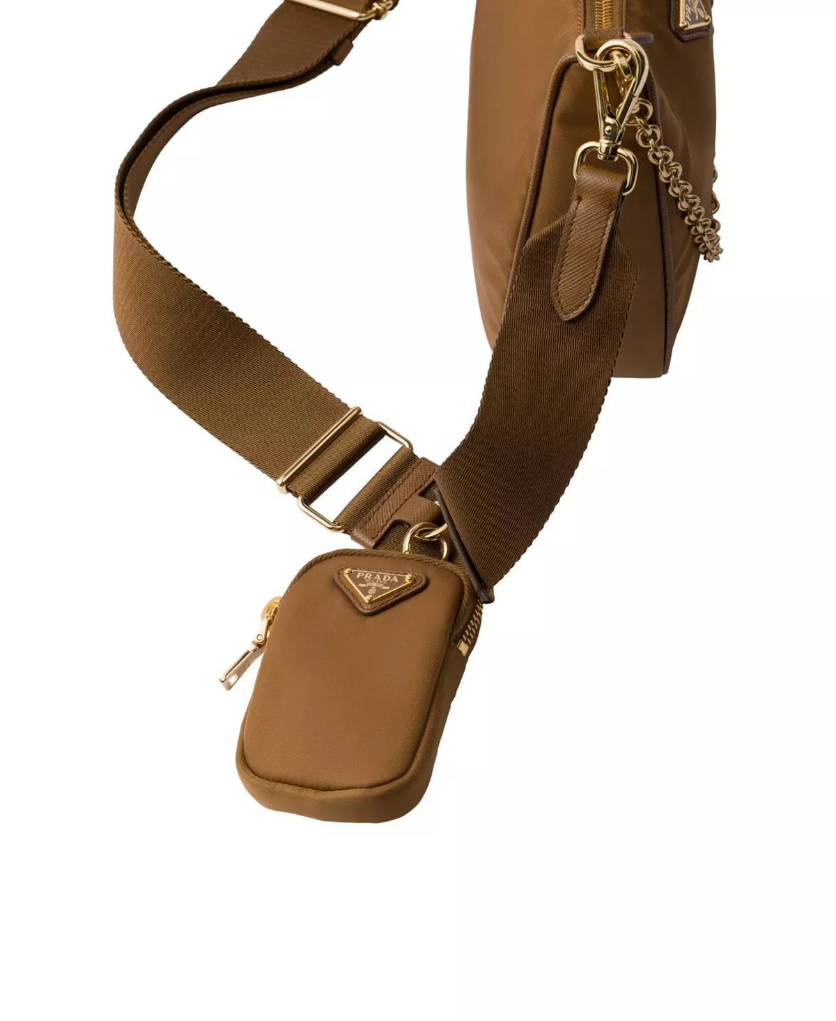 Re-Edition 2005 Re-Nylon Bag with Saffiano Mini Bag - 5
