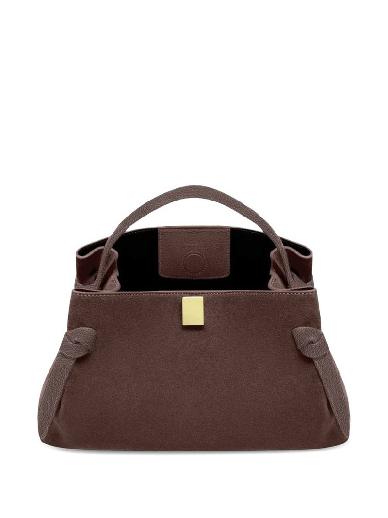 Gyoza suede tote bag 4