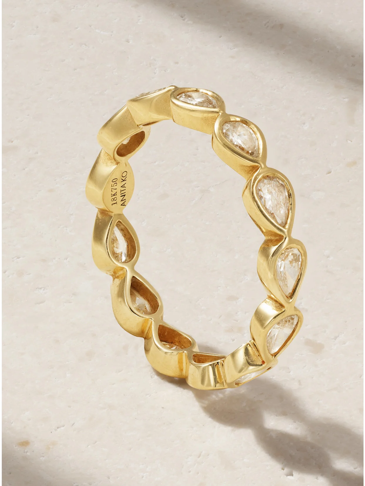 18-karat Gold Diamond Ring - 1