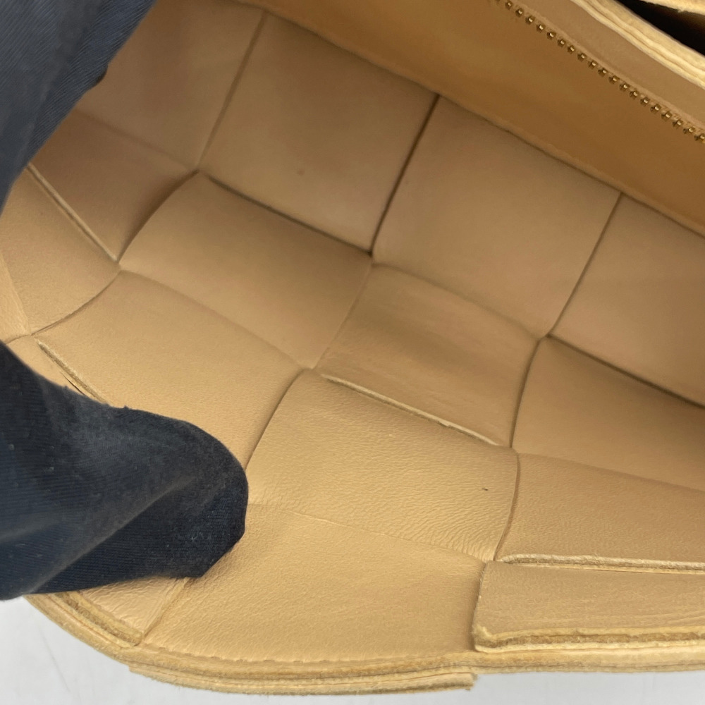 Bottega - Bottega Veneta Beige Cassette Crossbody Bag - 14