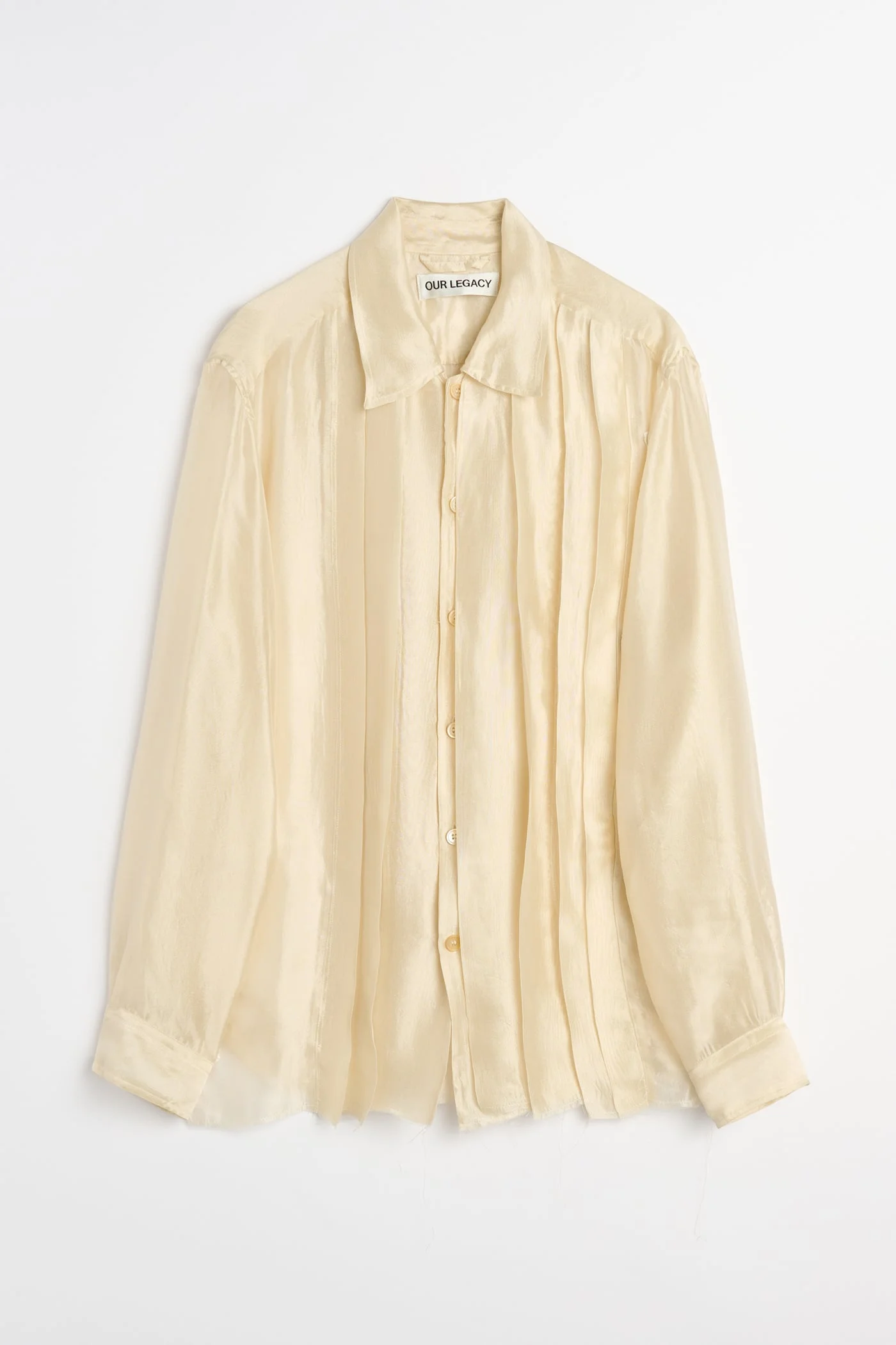Tuxedo Every Shirt Moonlit Pearl Shimmer Gauze - 1