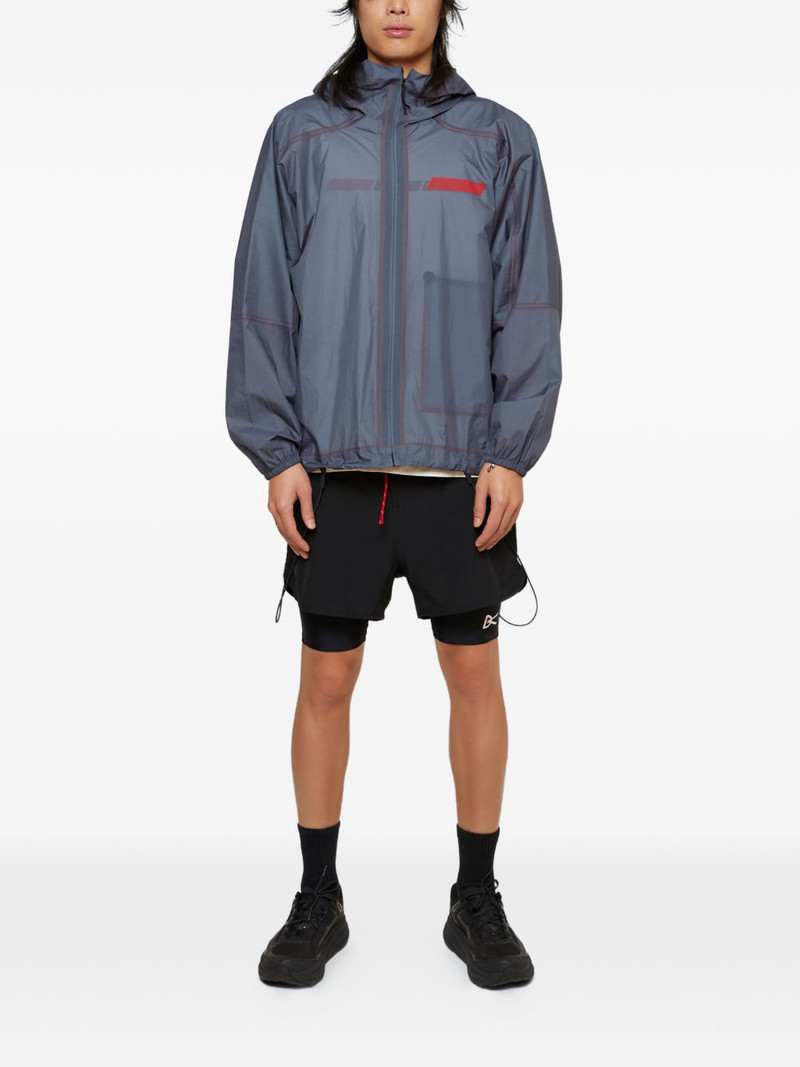 District Vision x Massimo Osti logo hooded jacket outlook