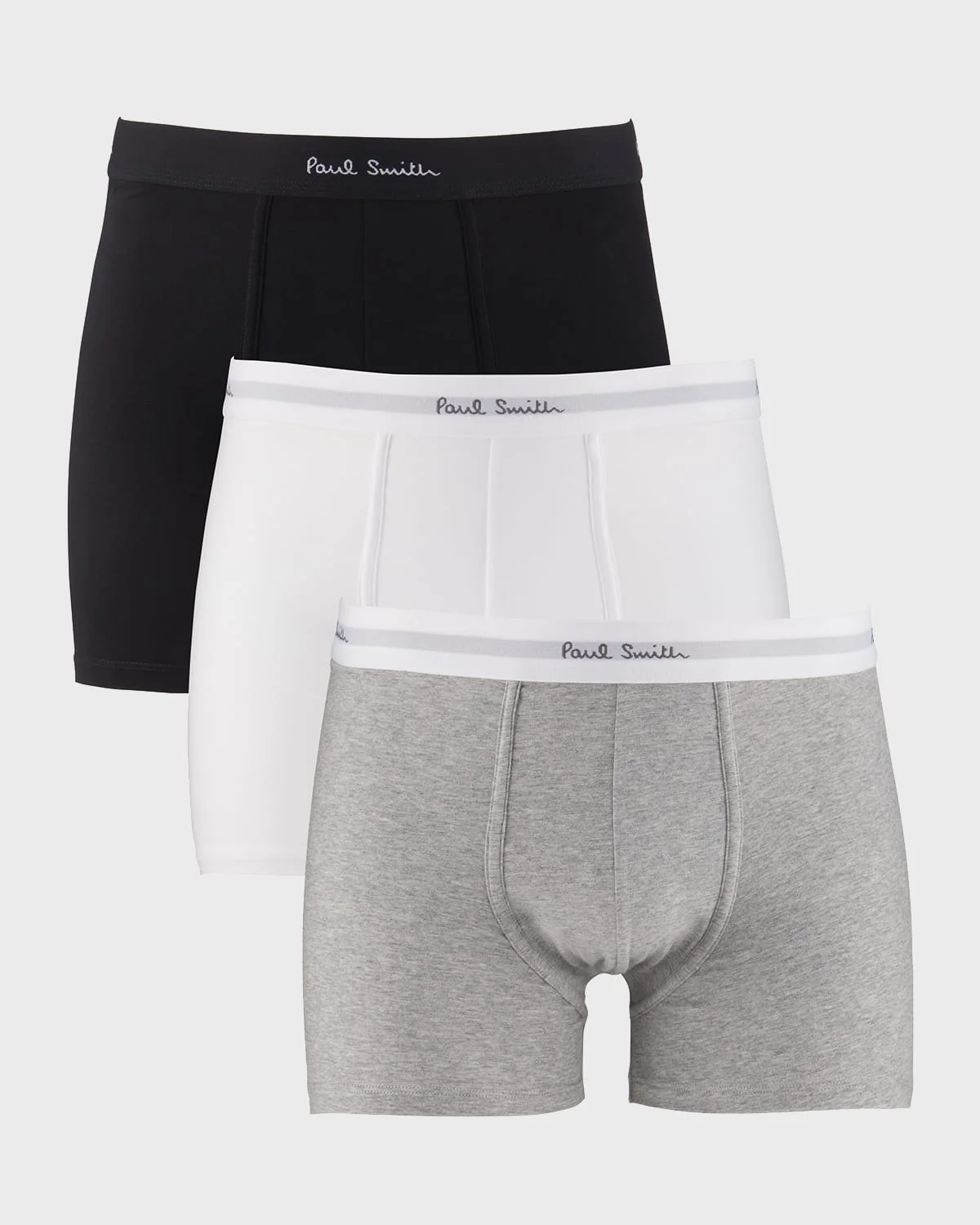 Men's 3-Pack Solid Boxer Trunks - 1