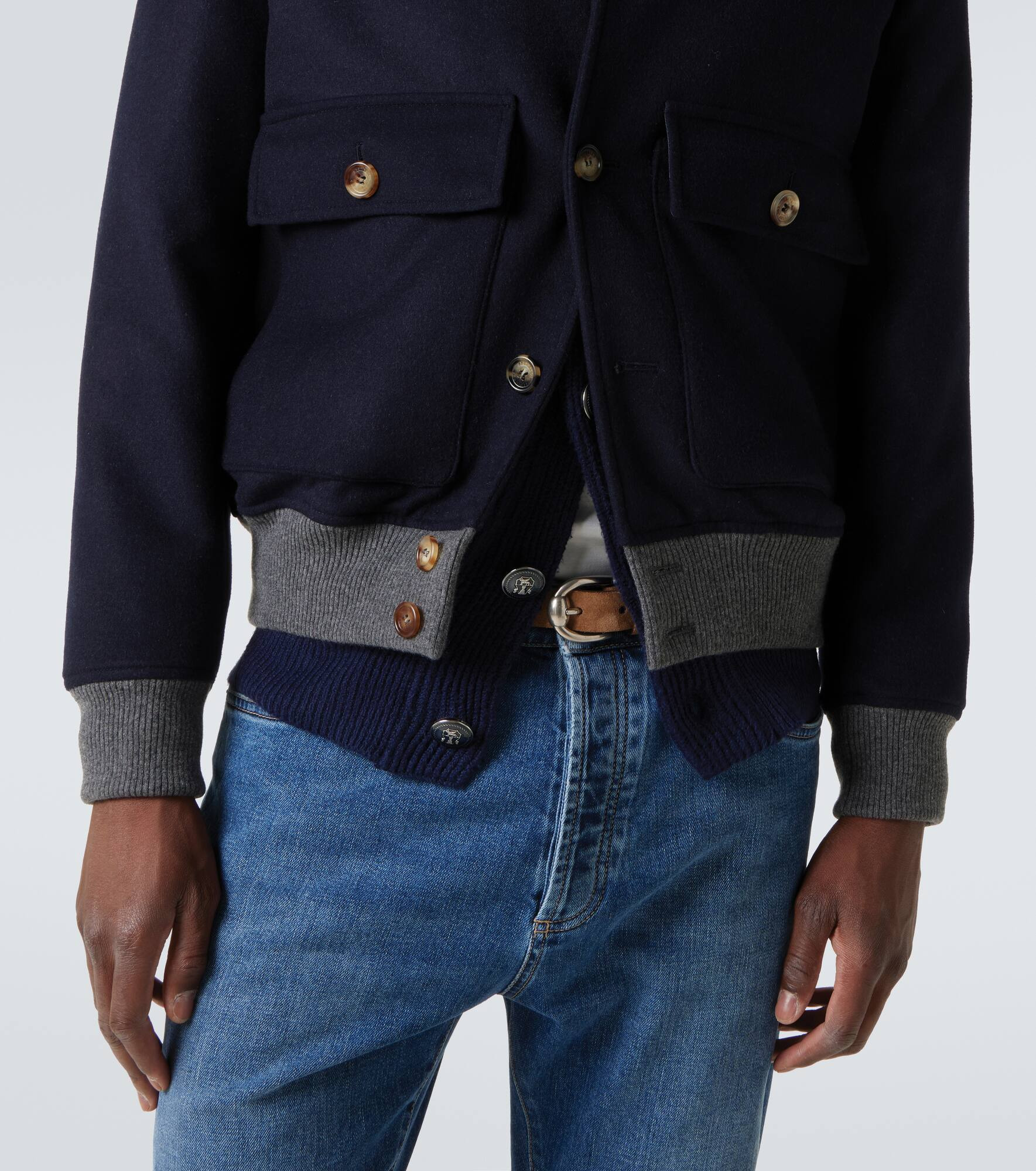 Wool varsity jacket - 7
