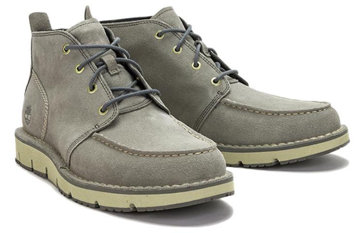 Timberland Westmore Moc Toe Chukka Boot 'Medium Grey Nubuck' A5YF3W - 3