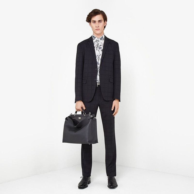 Black leather lace-ups 5