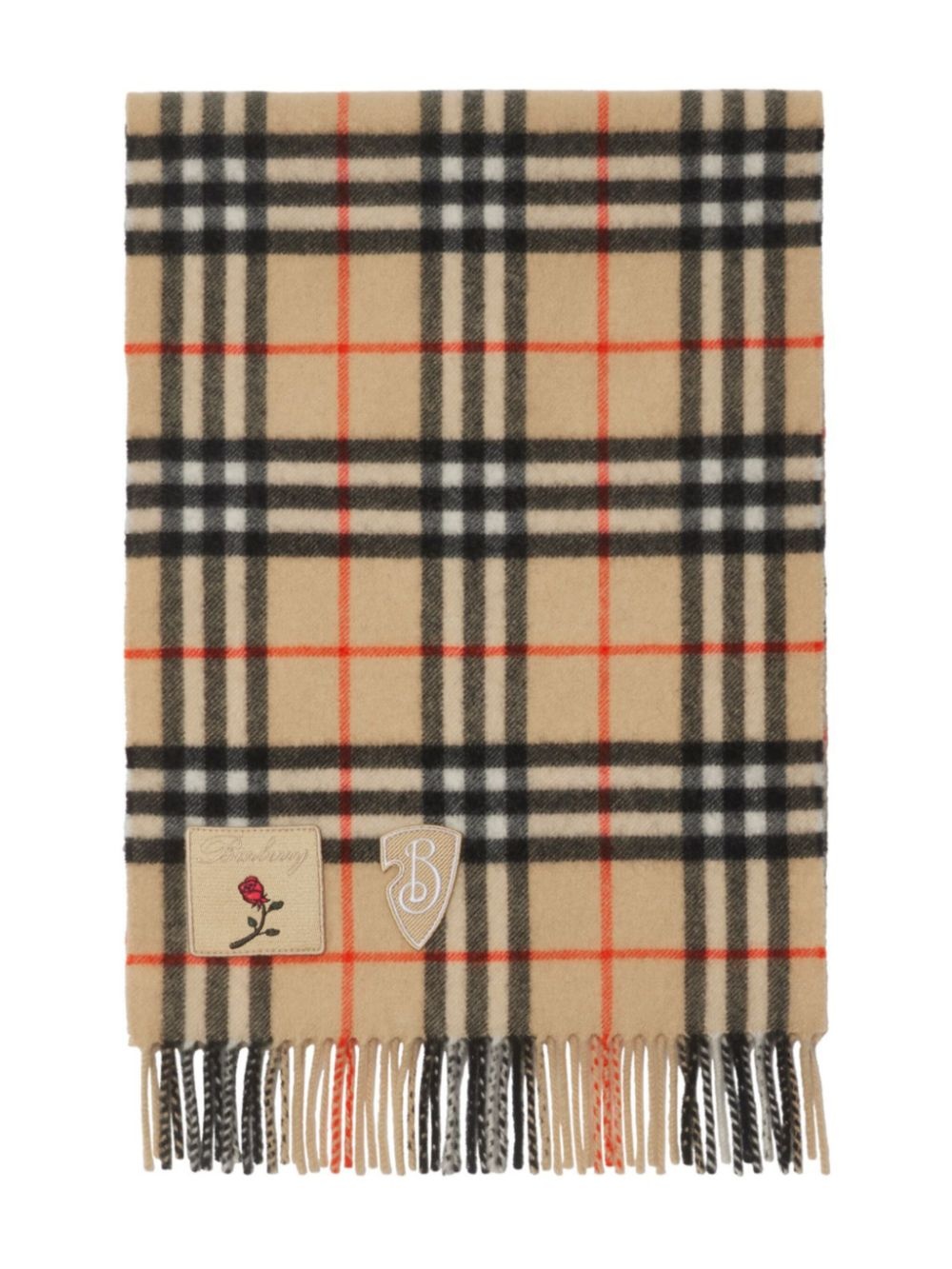Badge Vintage Check scarf - 2