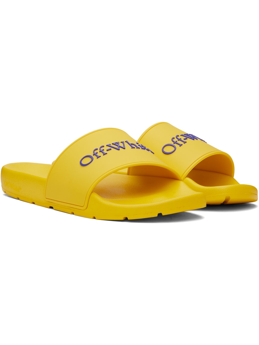 Yellow Bookish Pool Slides - 4