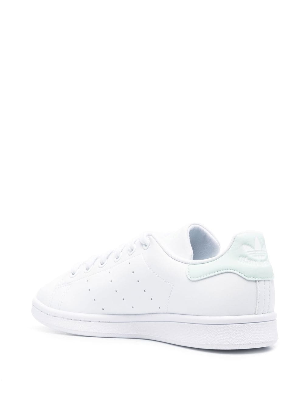 low-top leather sneakers - 3