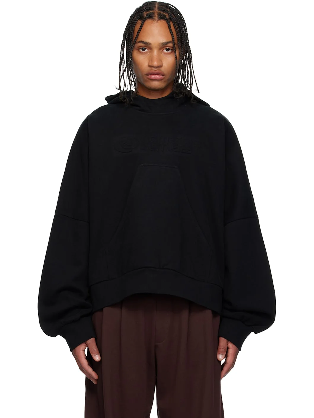 Black Ports Pop-Up Hoodie - 1