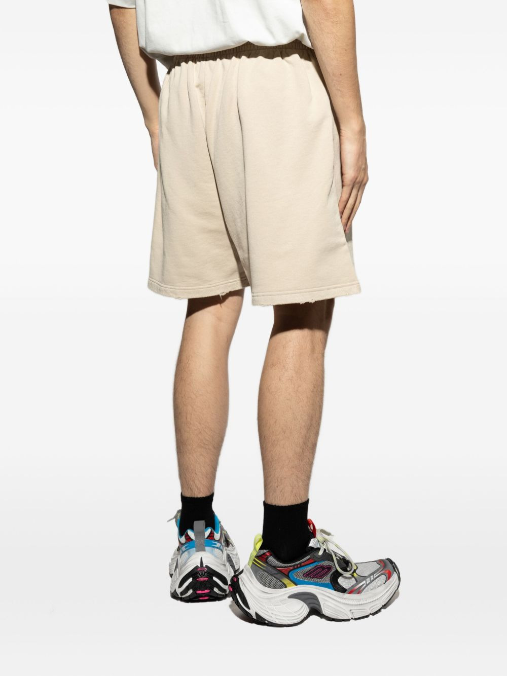 logo-embroidered bermuda shorts - 4
