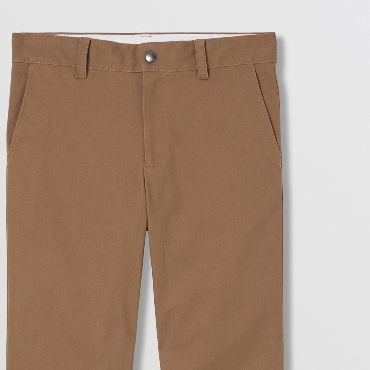 Cotton Cropped Tailored Trousers - 6