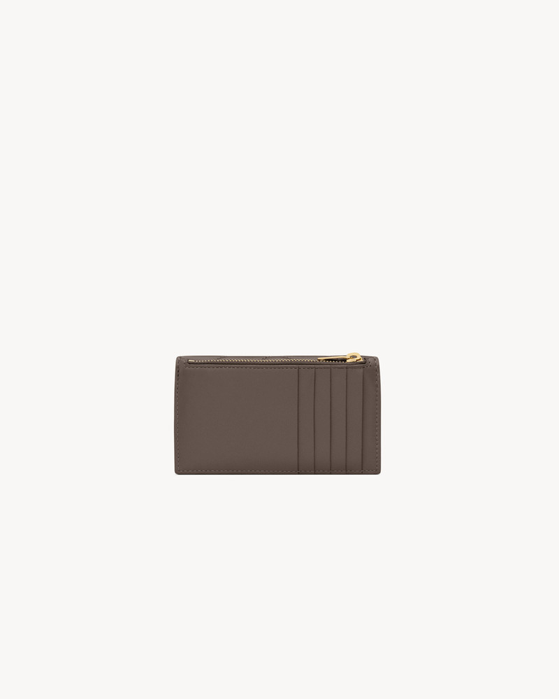 SAINT LAURENT CASSANDRE FRAGMENTS FLAP CARD CASE IN LAMBSKIN outlook