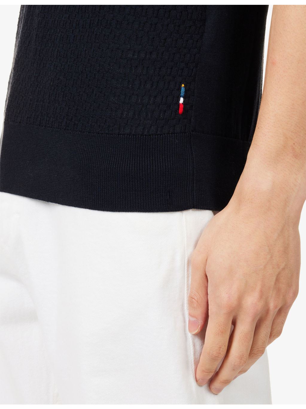 Horton Semi-Sheer Cotton-Silk Blend Knitted Polo Shirt - 5