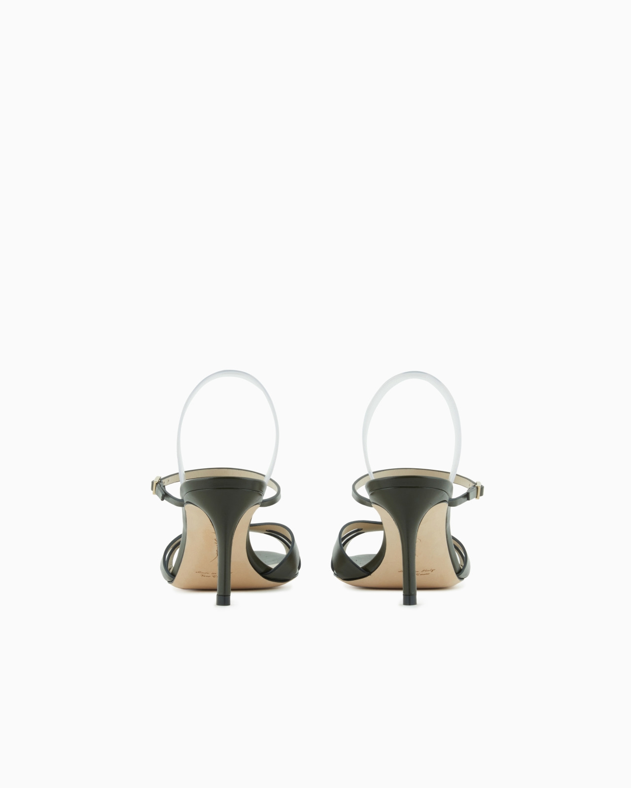 HEELED, NAPPA-LEATHER SANDALS - 4