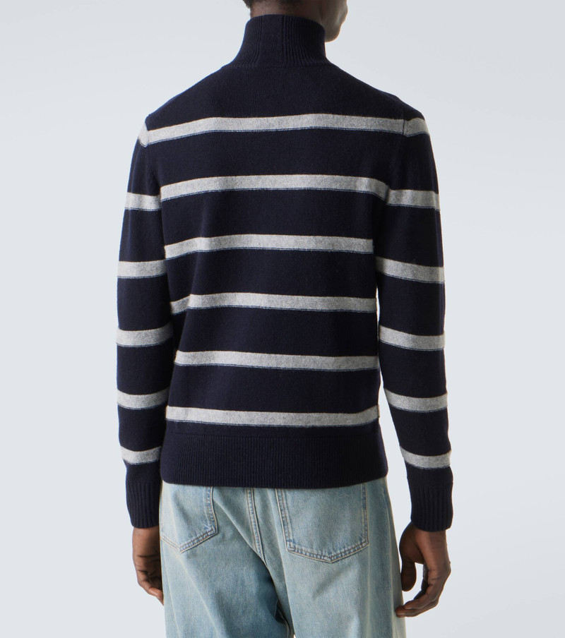 Wool and cashmere half-zip sweater 4