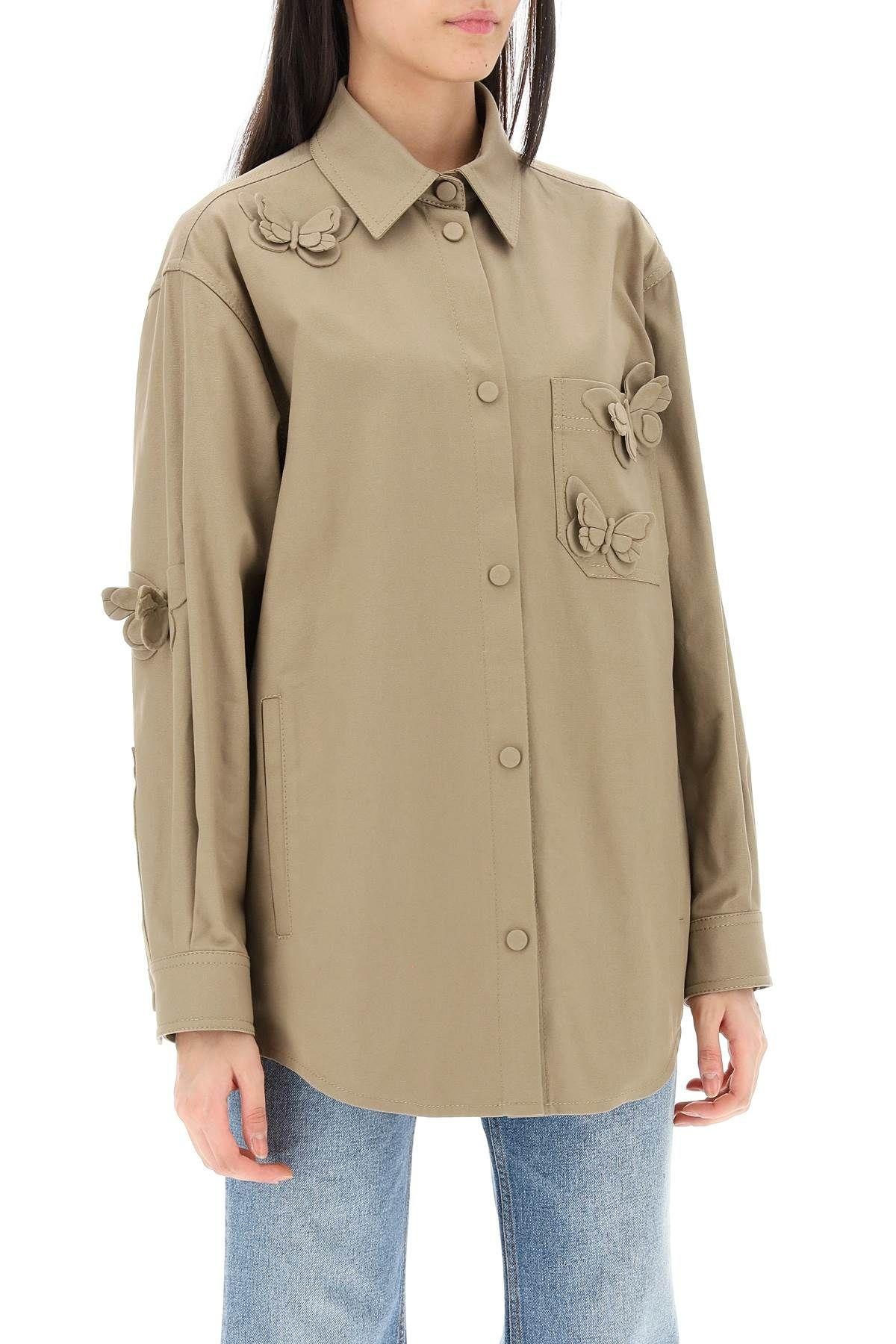 Stretch Cotton Canvas overshirt with high reliefs Valentino - 3