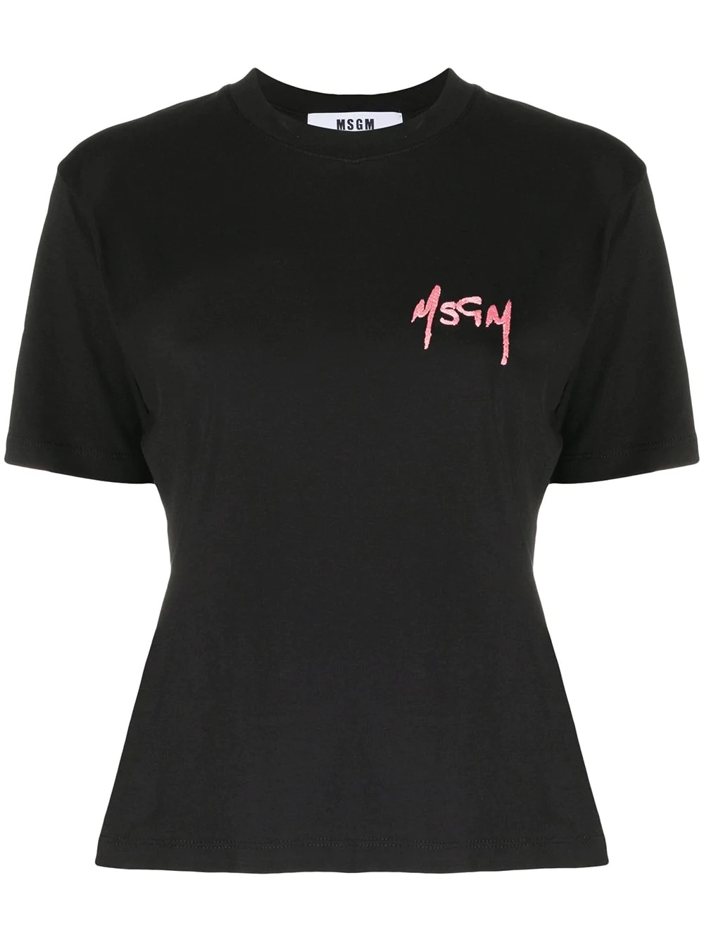 logo-embroidered T-shirt - 1